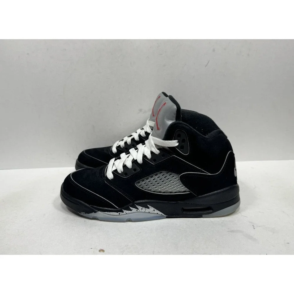Nike Air Jordan 5 Retro OG Black Metallic Reimagined 2025 Size 4.5Y HF3976-001